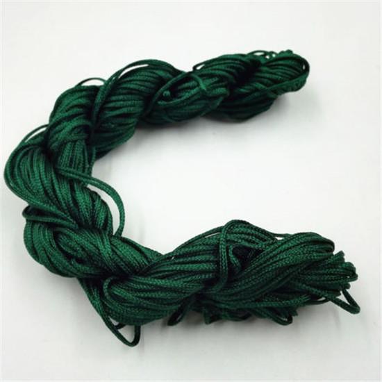 Nylon Cord Thread Chinese Knot Macrame Cord Bracelet Braided String DIY Tassels Beading For Shamballa Rope