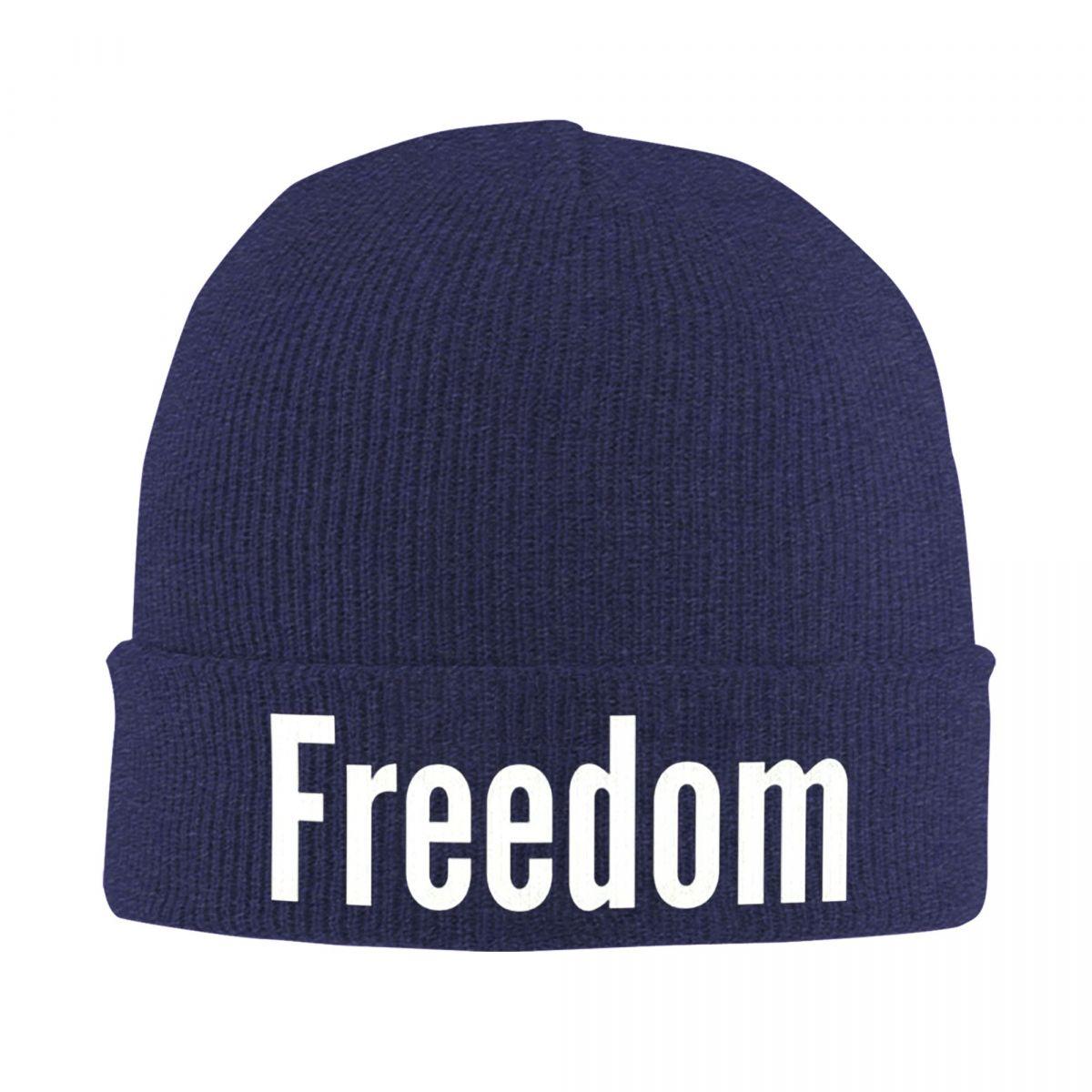 

Charlie Kirk Freedom Warm Knitted Cap Winter Knit Bonnet Hat Skullies Beanies Hip Hop Caps for Unisex One Size