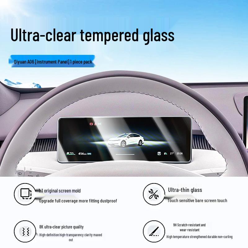 Changan Qiyuan A06 Screen Protector: 25-Model Compatible Navigation Film for Interior Upgrade.