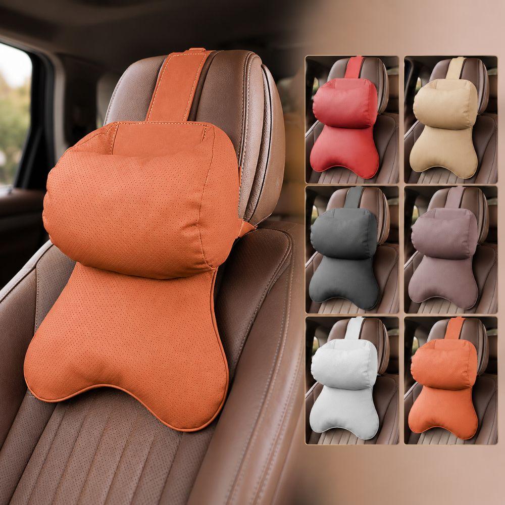 Universal Car Seat Shoulder Pillow Adjustable Car Headrest Car Neck Support Headrest  Four Seasons