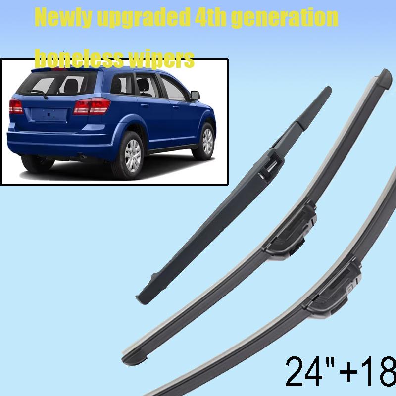 Windshield Windscreen Wiper Blades For Dodge Journey 2008- 2018 Front Rear Window 2009 2010 2011 2012 2013 2014 2015 2016 A