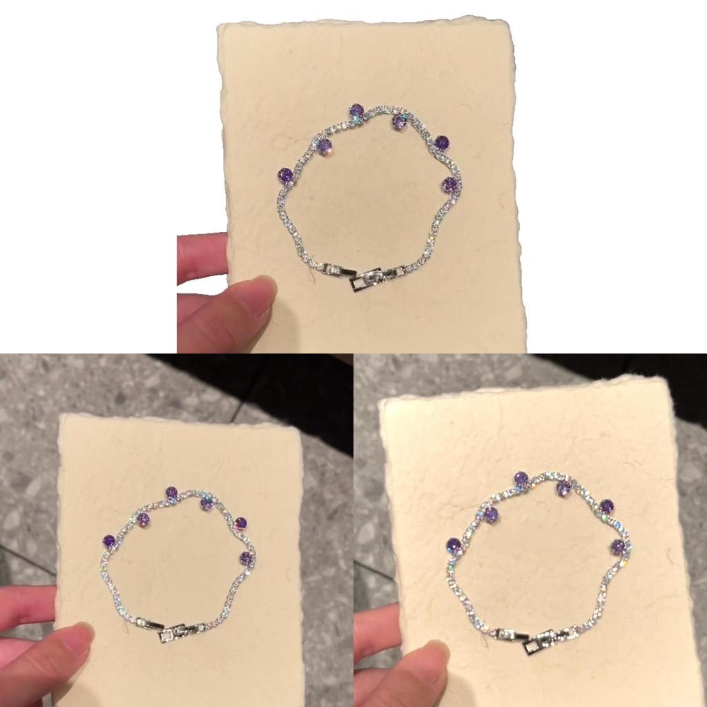Handcrafted Geometric Cz Stone Silver Womens Bracelet For Gift Giving