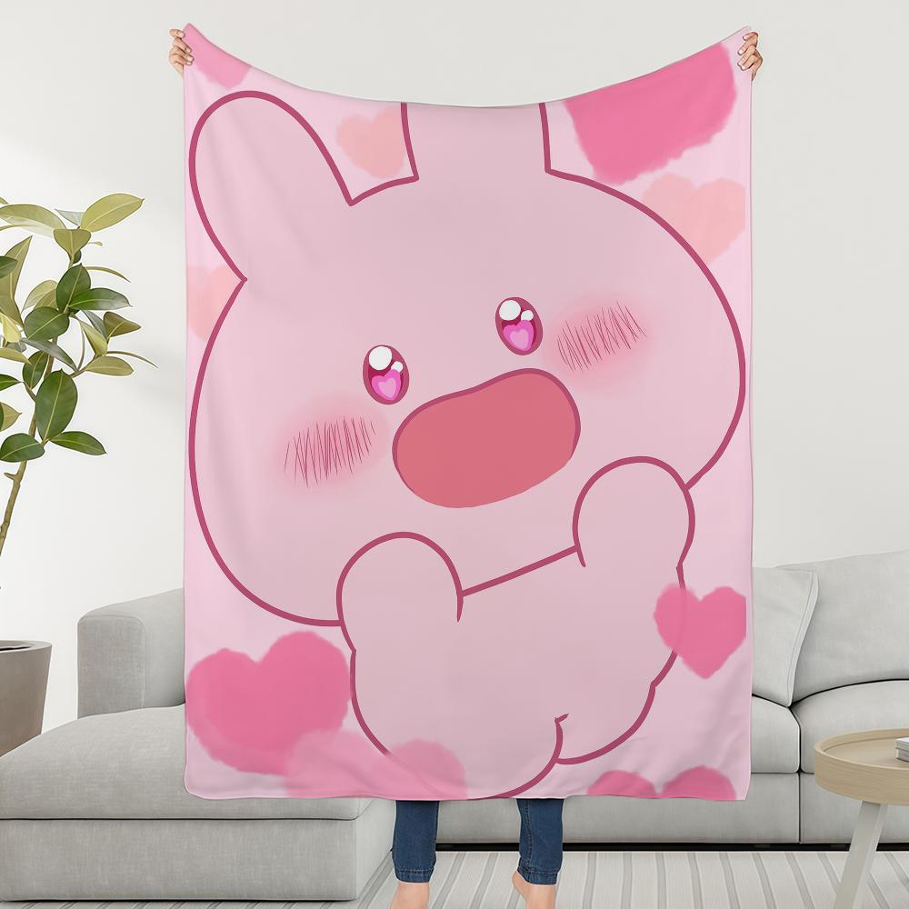 A-AsamimichaanS Cartoon Schlafend Niedliche Decke Weiche Warme Flauschige Überwurf Super Kinderspielzeug Bett Sofa Auto Wiege