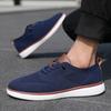Lightweight Men's Casual Shoes Breathable Knitted Mesh Casual Shoes Fashionable Trendy Anti Slip Flat Walking Shoes Sizes 39-46
