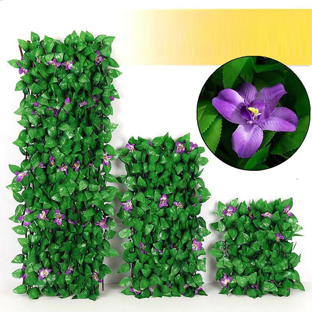 Pannelli Murali Verdi Espandibili Forniture da Giardinaggio Artificiali Con Fioritura Siepe Finta Recinzione Per Casa Hotel Ristorante Appartamento