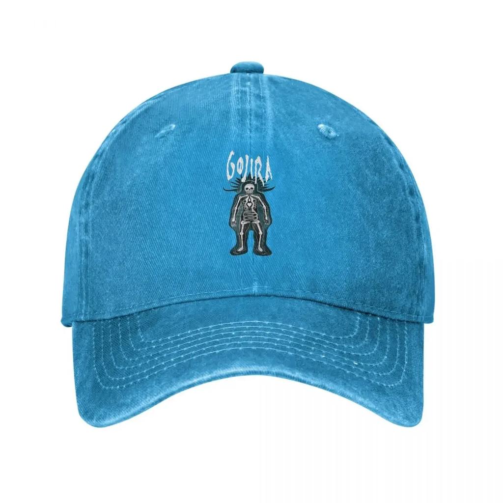 Vintage Gojiras Music Baseball Caps Unisex Style Distressed Cotton Headwear Heavy Metal Outdoor Workouts Caps Hat