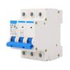 Disconnecting Switch Miniature Circuit Breaker PC Flame Retardant 3 Poles DIN Rail Mount Circuit Bre