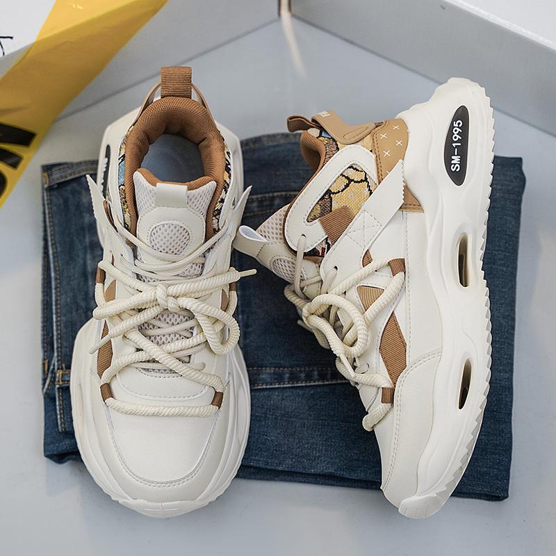 Men 's Casual Four Seasons Fashion  Students Comfortable Sneakers Boys Trending Soft Sole Breathable Shoes