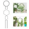 3PC Wrought Iron Climbing Frame for Outdoor Vertical Garden Support with Adjustable Brackets for Climbing Plants