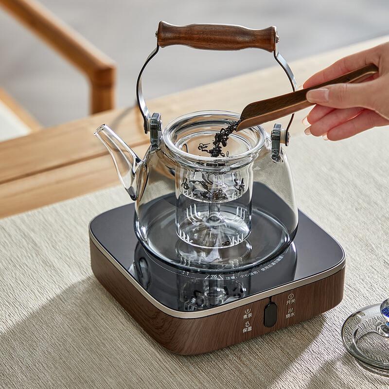 Electric Ceramic Stove with High-Temperature Glass Teapot Set