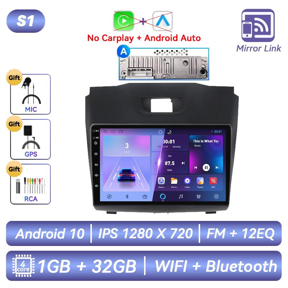 For Chevrolet TrailBlazer S10 Holden Colorado Isuzu D-Max DMAX Car Radio Android Multimedia Player Navigation GPS Auto Stereo jr2