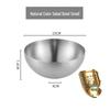 Korean Style Large Stainless Steel Bowl for Salads, Soups, Noodles, BBQ, and Bibimbap Cooking