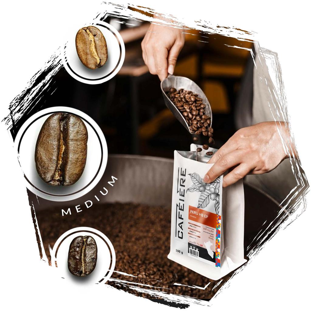 Kawa ziarnista cafeiere arabica peru hb ep, 500 g
