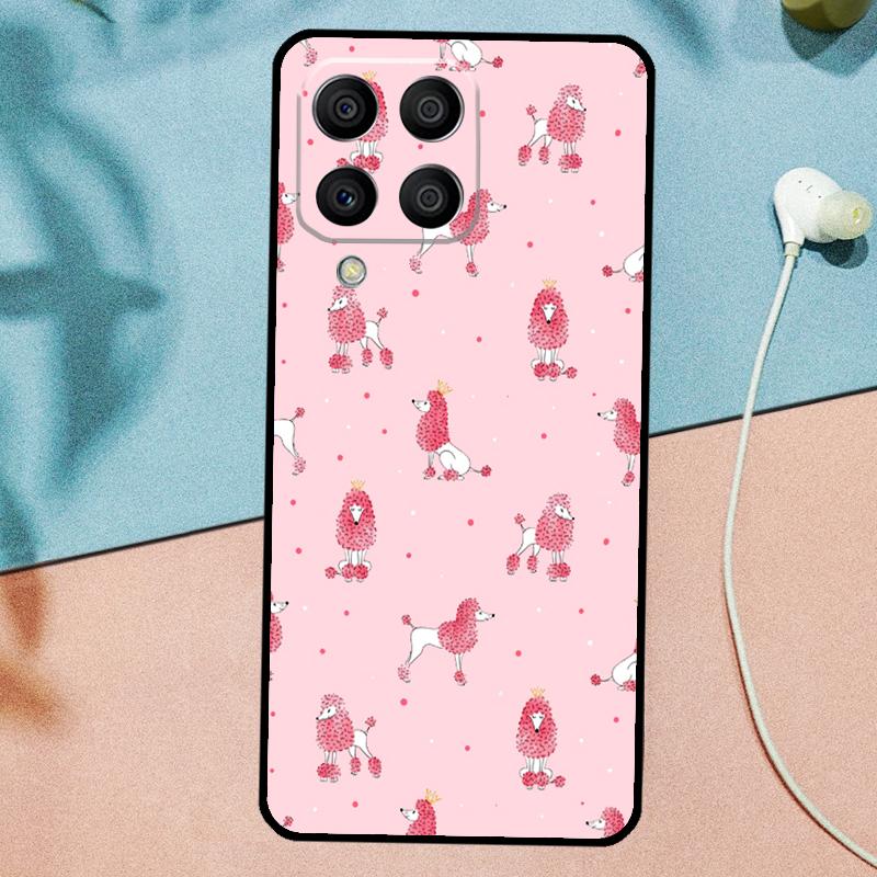 Poodles Cartoon Girly Cute For Samsung Galaxy M33 M35 M55 M15 M12 M13 M14 M34 M54 M53 M21 M31 M11 M32 M52 M06 M16 Case