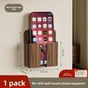 Modern Minimalist Abs Wall Mount Remote And Phone Organizer For Bedroom Storage