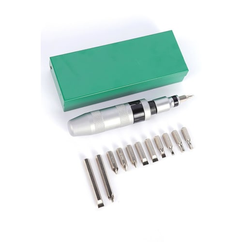 

Impact Driver [Great for Removing Stripped Screws and Removing Rust] 13-Piece Impact Driver Set, Screwdriver Set, Maintenance, Repair, Multi-Function