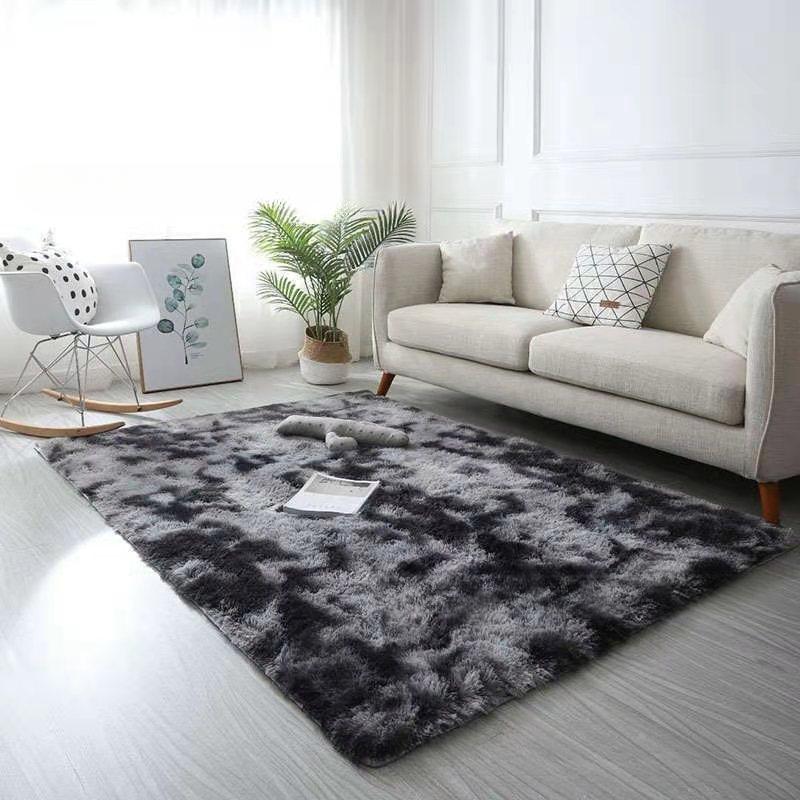 Tie-dye Carpet Plush Living Room Floor Bedroom Bedside Floor Mat