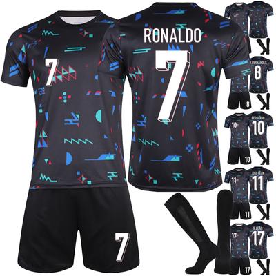 2425 Portugal Football Jerseys Shorts And Socks Set New Season Shorts And Socks Adult And Children Size Set