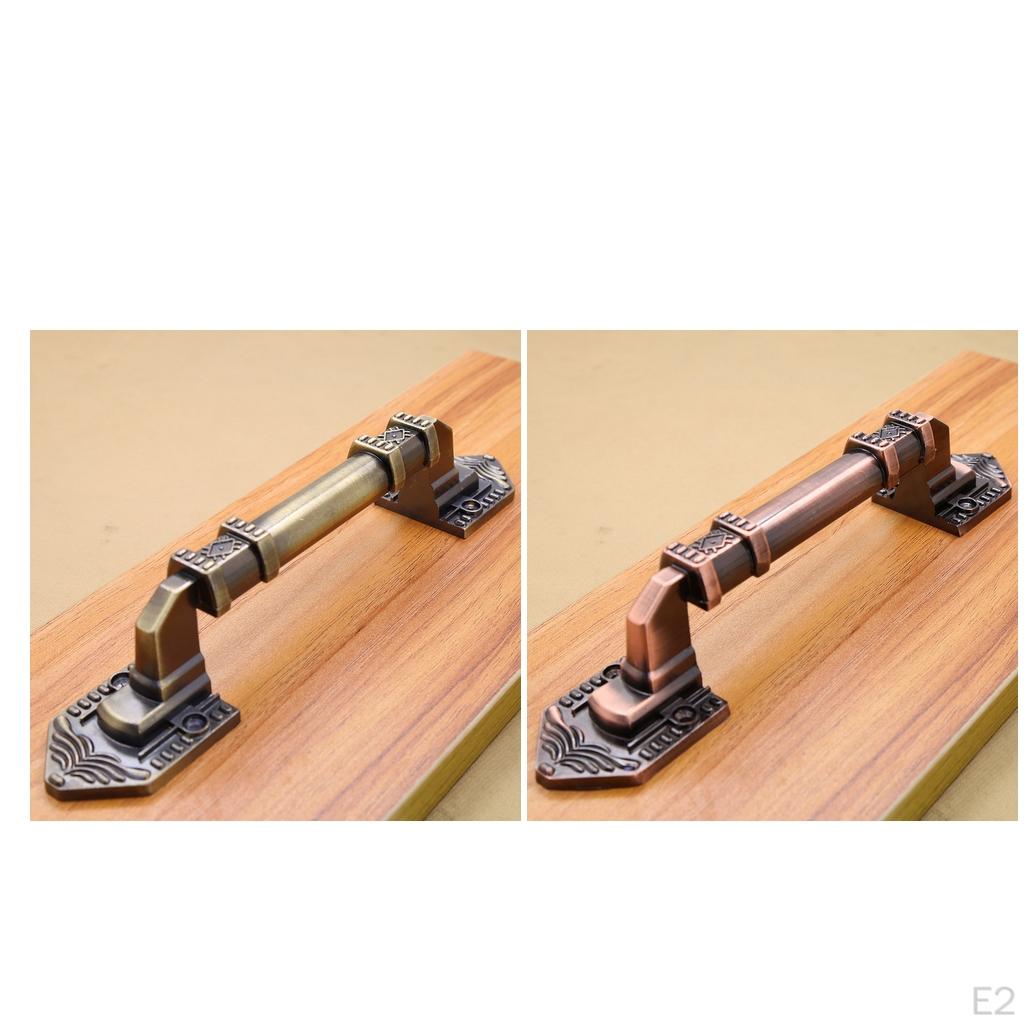 Tirador decorativo para gabinete con manija, Bronce