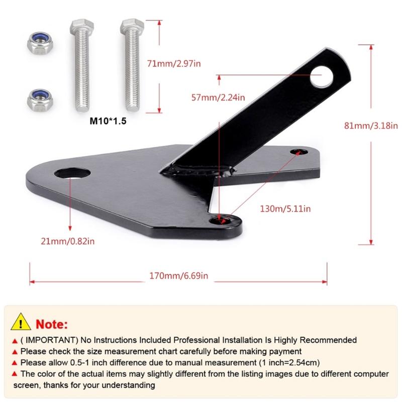 Trailer Hitch Receiver ATV Modification Accessories for 250 1997-2018 Replacement Hitch with Mounting Hardware