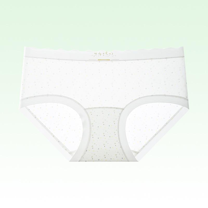 Women's Summer 10A Antibacterial Extended Crotch Stretch Hip Seamless Naked Sense Briefs