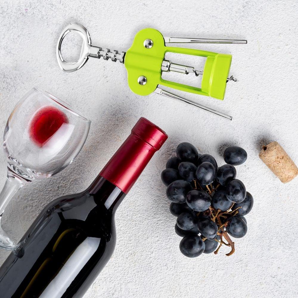 Corkscrew Opener for Opening Wine Bottles and Corks, Steel, Strong