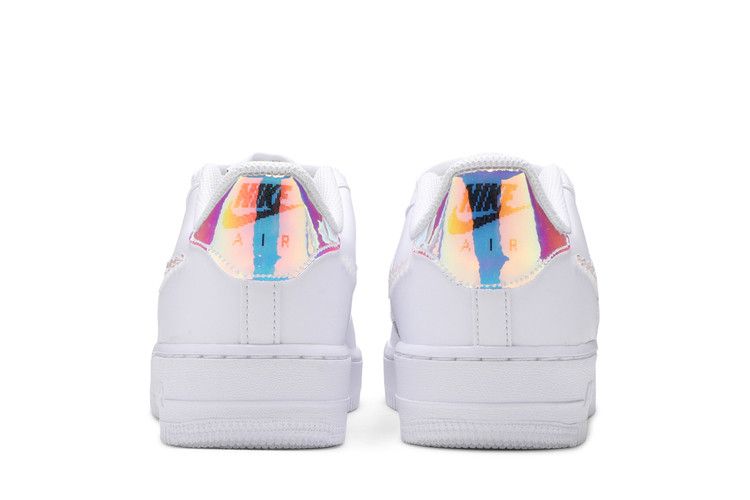 Kids' Sneakers Nike Air Force 1 LV8 Digital Swoosh (GS) White/Multi-Color/Black