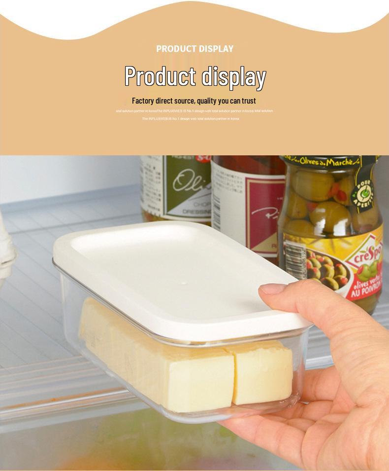 Rectangular Butter and Cheese Cutting Storage Box