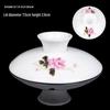 Gaiwan Teacup with Lid: White Porcelain Ceramic Tea Brewing Bowl, 7.5CM, Kung Fu Tea Set Accessory.