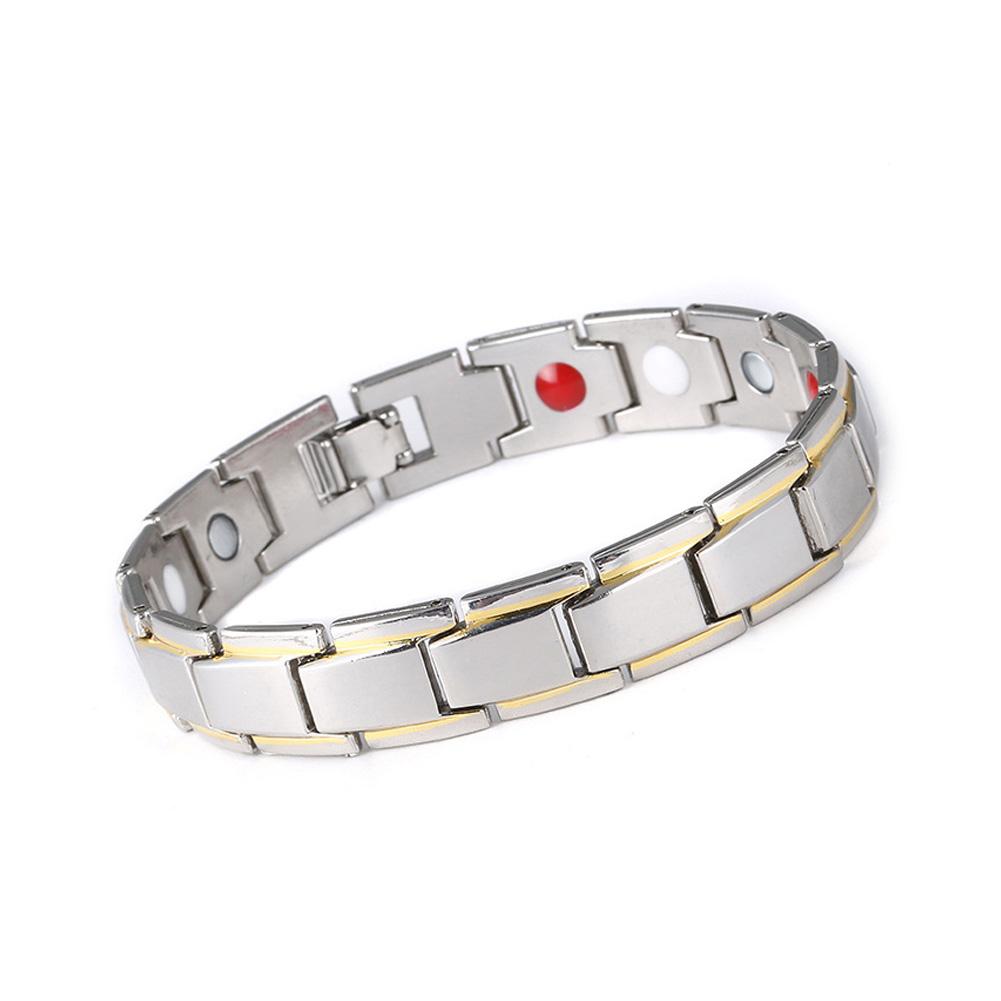 Bracelet Magnétique Tendance Homme Femme Santé Énergie Thérapie Bijoux Arthrite