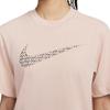 New Nike T Shirt Women's Dune White FJ2714-126