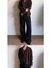 Men's Casual Knitted Lapel Cardigan Sweater - Loose, Versatile, Single-Breasted Perfect for Spring & Autumn