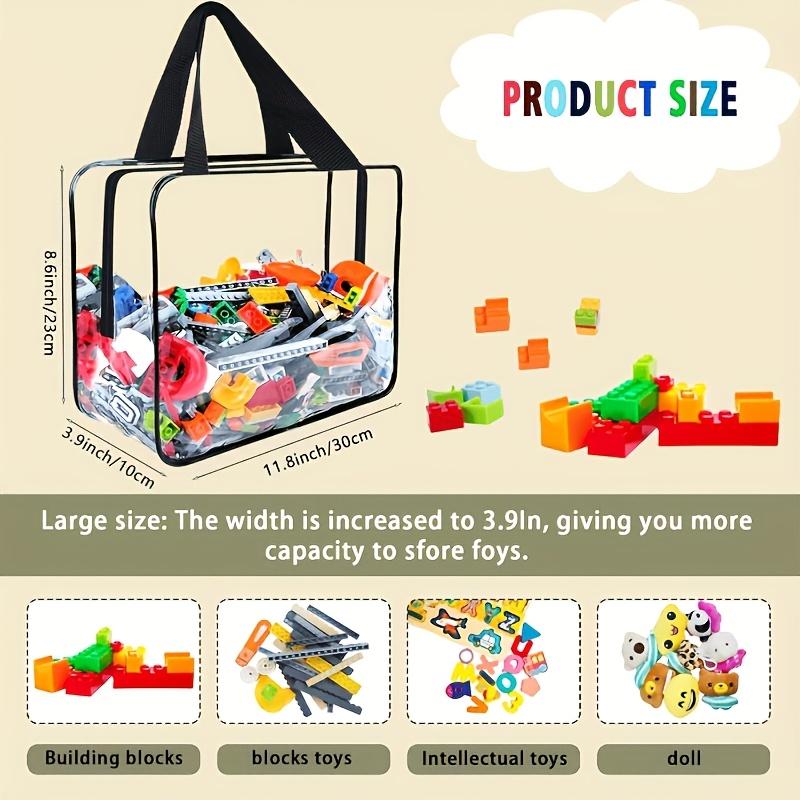 3/6pcs Large PVC Zipper Storage Bags, Reusable Travel Organizer for Beach, Luggage & Household