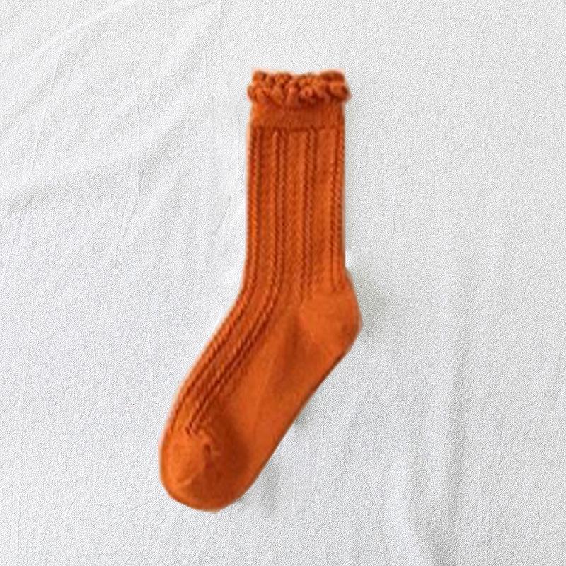 Maternity Pure Cotton Socks – Mid-Calf, Over-the-Knee, Loose Fit for Pregnancy & Postpartum (Spring, Autumn, Winter)