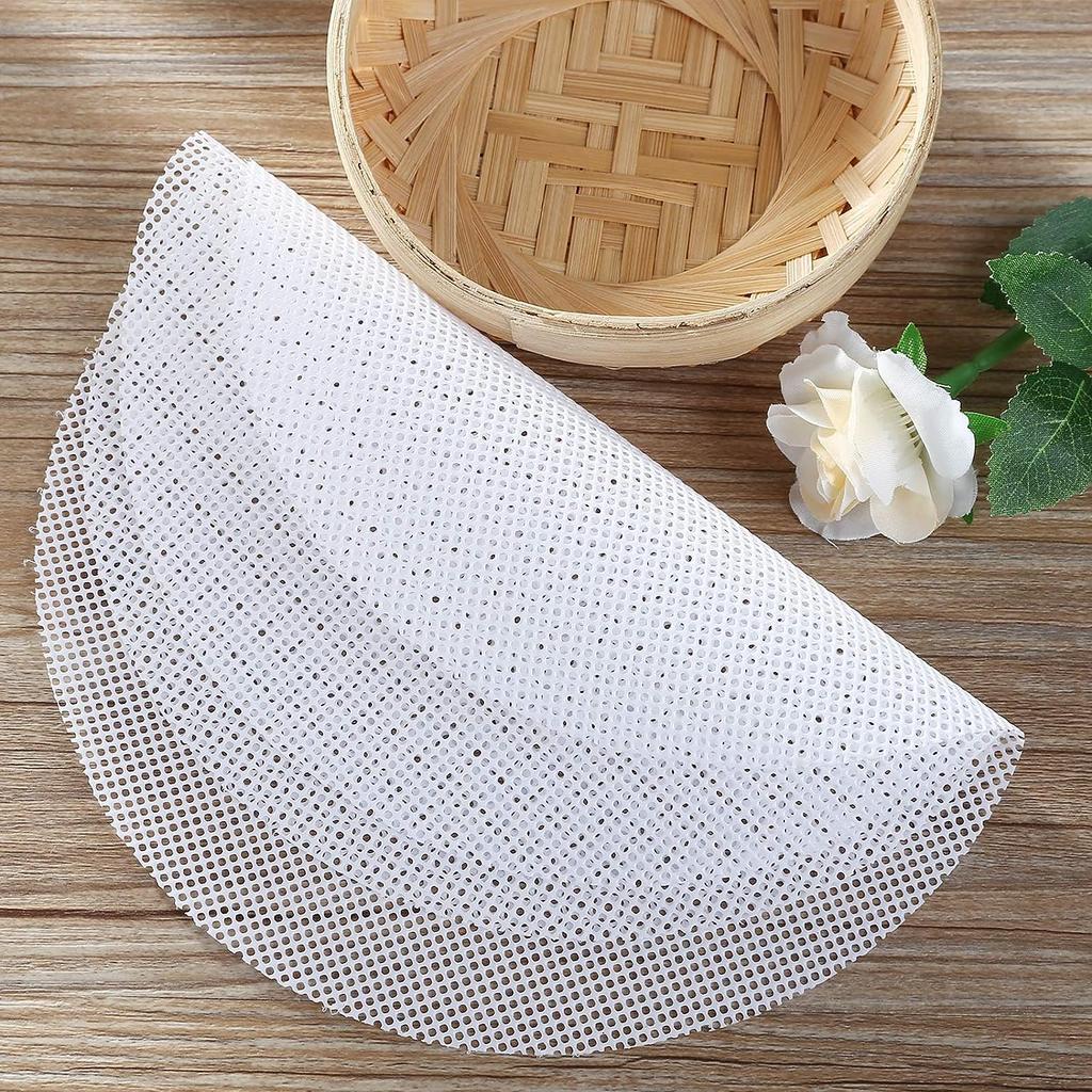 GWHOLE Steamer 20cm Steamer Cooking Mat for Chinese Heat 10 Sheets Sheets, Diameter, Food-Grade Silicone, Paper, Steamers, Resistant, Reusable,