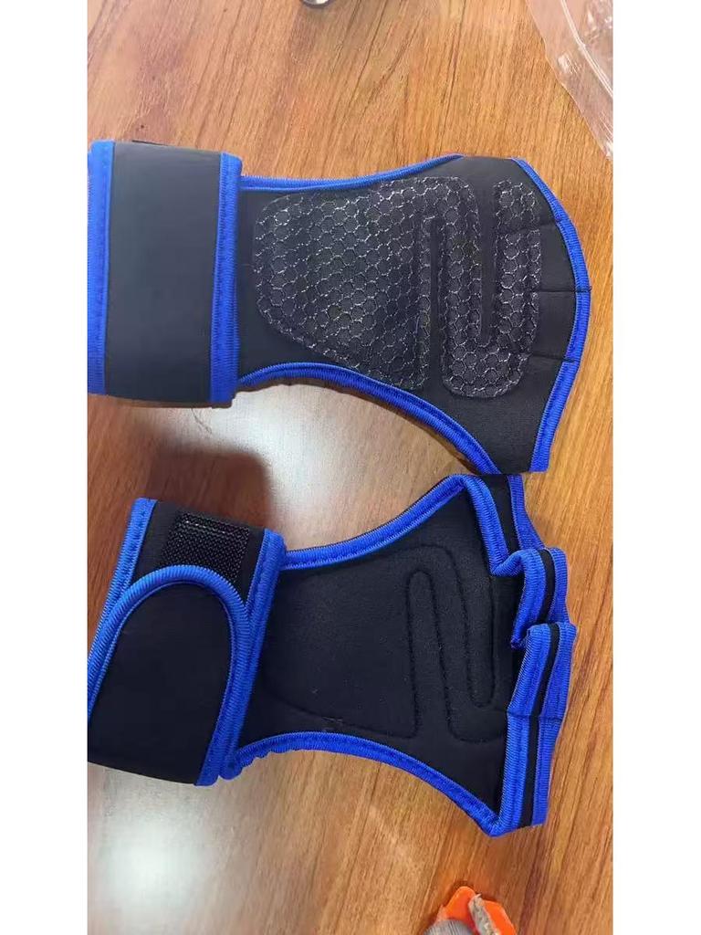 Unisex Half-Finger Fitness Gloves with Extended Wrist Guard - Non-Slip, Wear-Resistant for Weightlifting and Pull-Ups