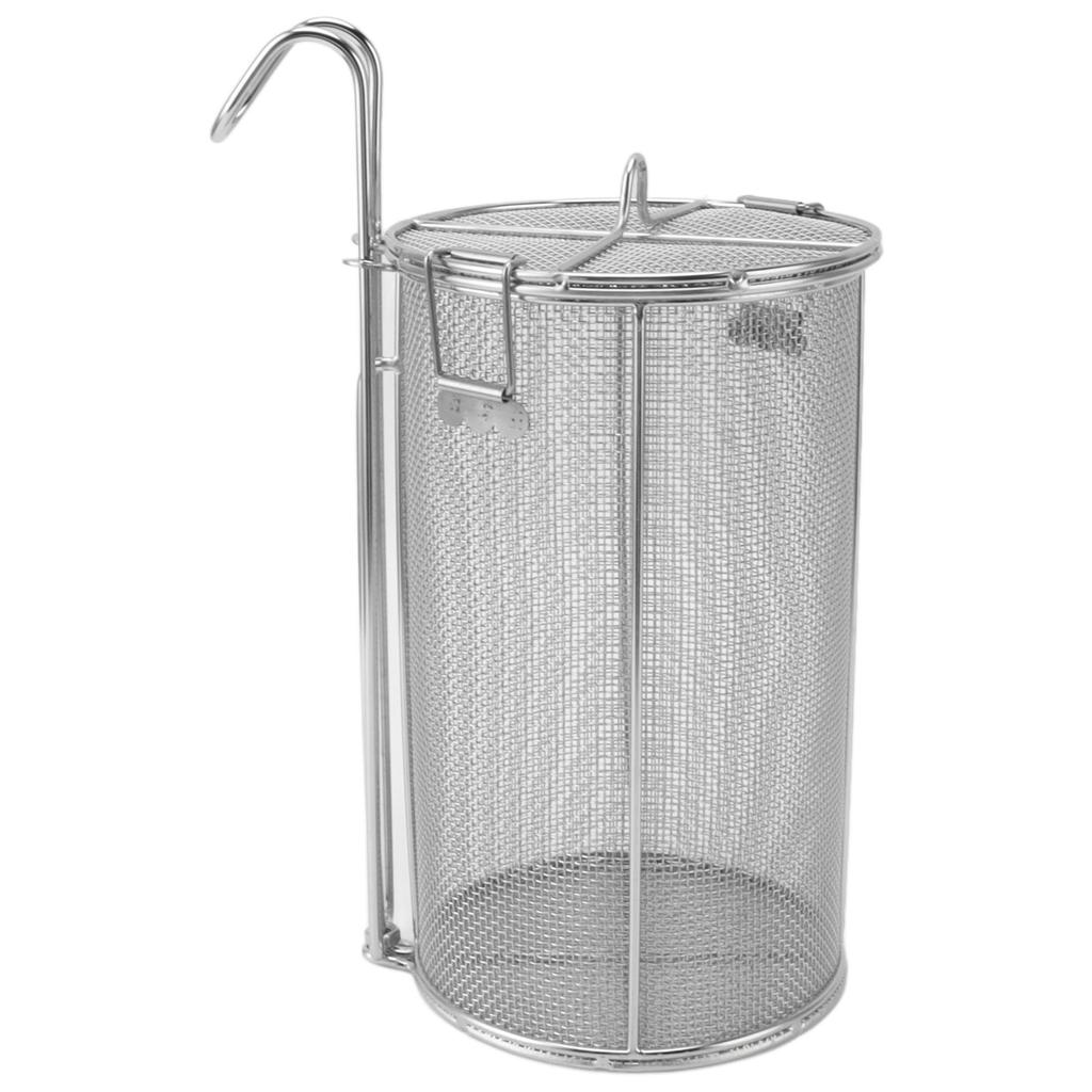 Stainless Steel Spice Seasoning Strainer Collapsible Telescopic Handle Soup Seasonings Seperation Basket for Cooking