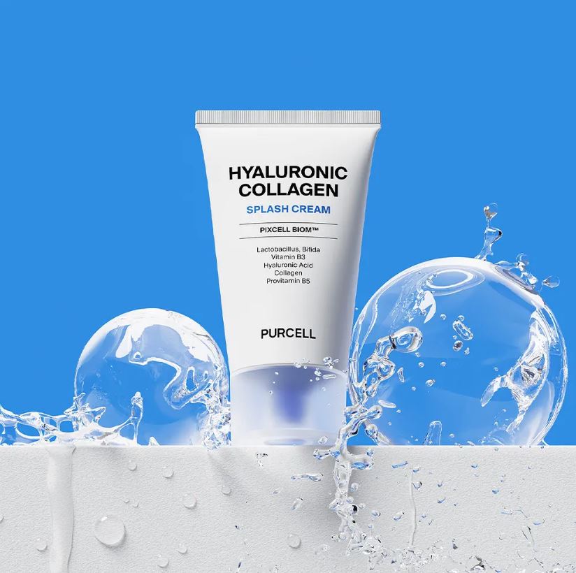 Purcell PixelBiome Hyal Collagen Probiotic Cream 50ml — Feuchtigkeitsspendende, hautbarrierepflegende und hautberuhigende Creme