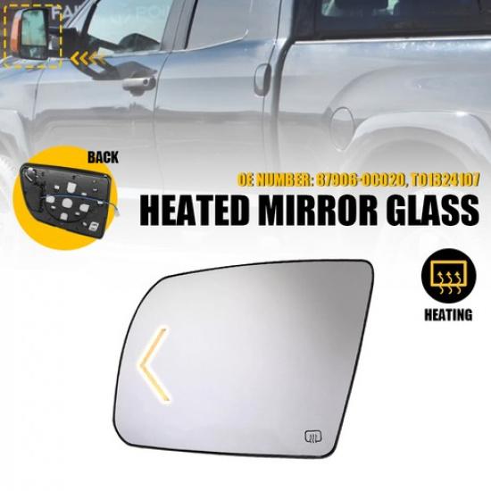 For Toyota Sequoia 2008-2017 2007- Tundra Mirror Glass Driver Heated Side