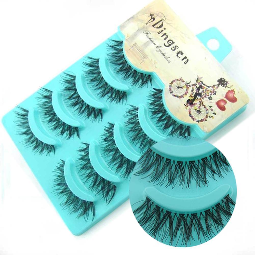Manga Lashes 5Pairs Natural Lashes False Eyelashes Lashes Strip Makeup Lashes Full Anime — фото 3