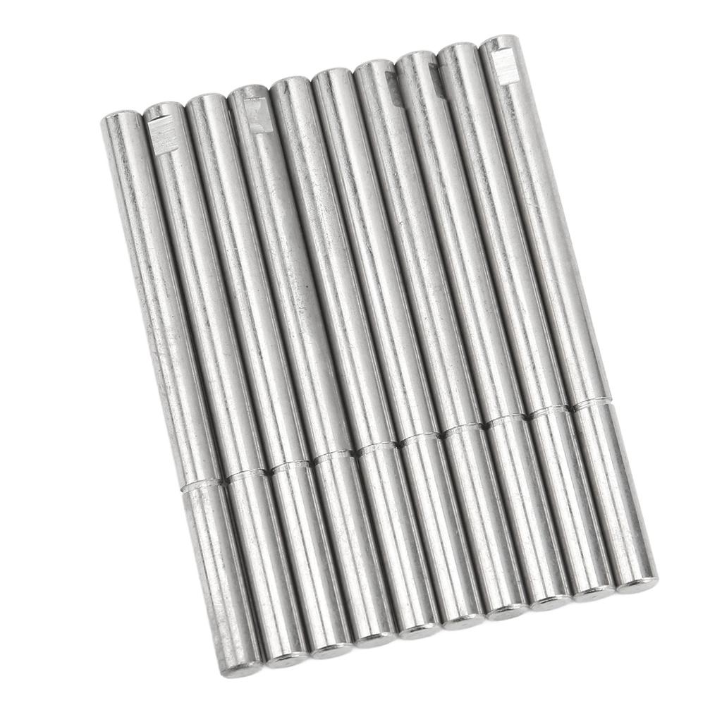 10pcs RC Brushless Motor Shaft Rod Stainless Steel 4x53.6mm RC Motor Accessory for RC Boats Models