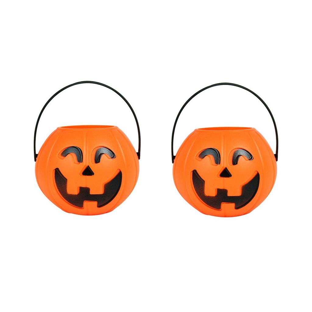 Holder DIY Portable Trick Or Treat Bags Halloween Decor Candy Boxes Pumpkin Bucket Pumpkin Lamp