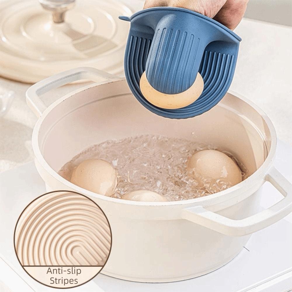 Non Slip Kitchen Pinch Mittens Thickened Baking Gloves Soft Silicone Oven Mitts  Baking