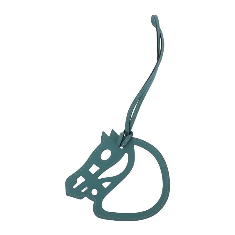 HERMES   Bag charm Blue Atoll Swift Women