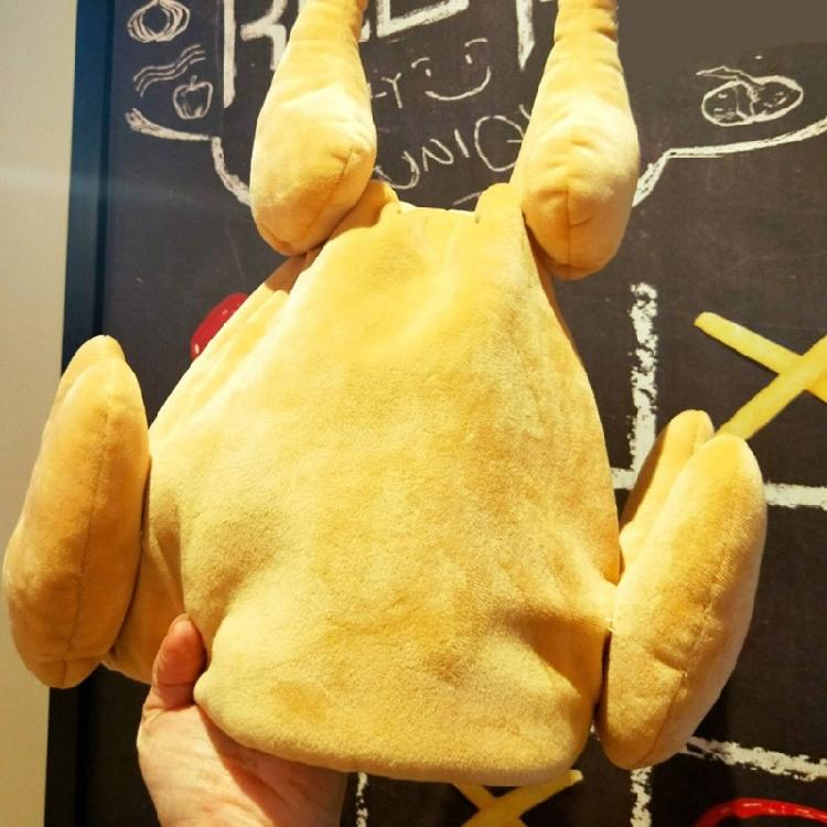 Moving Musical Turkey Leg Costume Hat Soft PP Cotton Materials Accessory For Halloween Christmas Celebration