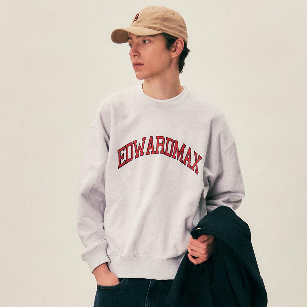 Edward Max Oversized Big Logo Print Sweatshirt (Edward) M