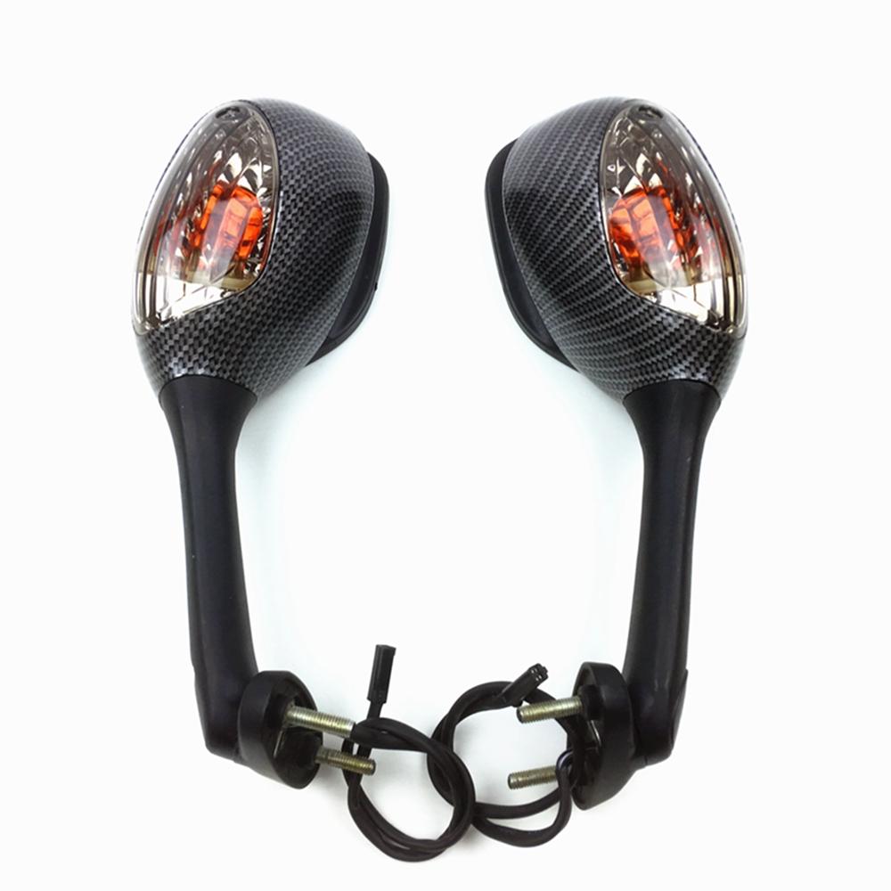 For Suzuki GSXR Motorcycle Rearview Side Mirrors for Suzuki GSXR 600 750 1000 with Turn Signal Light K6 K7 K8 Mirror