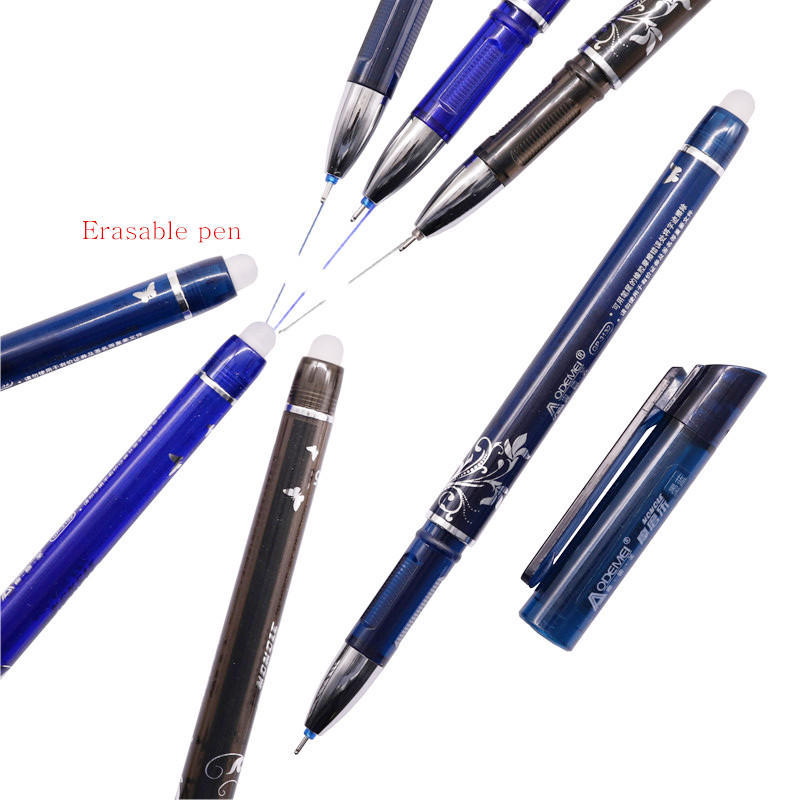 3 Pezzi Ricariche Penna Gel Cancellabile È Rosso Blu Inchiostro Blu /Nero Una Penna Neutra Magica per Scrivere