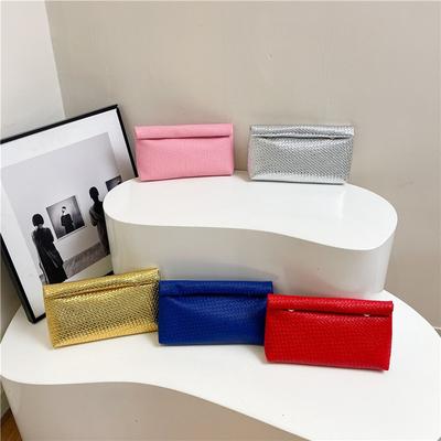 Spring and Summer New Simple Solid Color High-end Texture Temperament Urban Business Commuter Women's Clutch Bag High Value