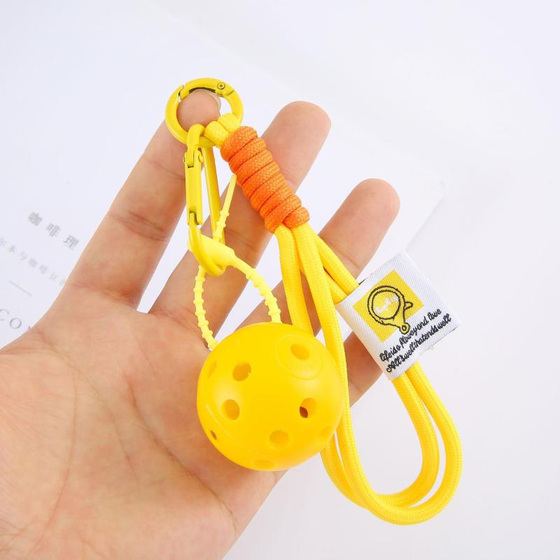 Pickleball Bag Tag Keyring Portable Pickball Pendant For Party Hoilday Handbag Birthday Gift Car Keychain Accessories
